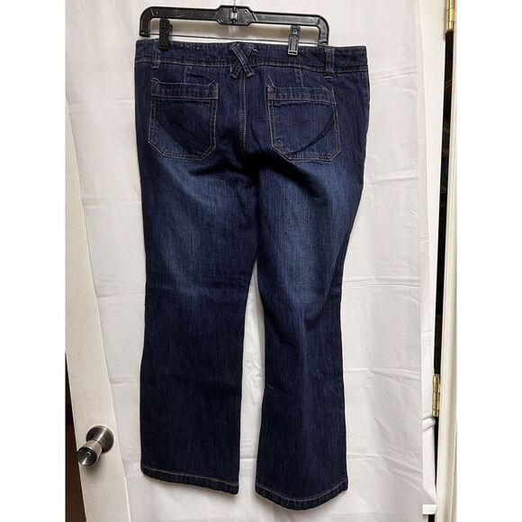 Sonoma Jeans Womens 14P Blue Straight Medium Wash 14 Petite Mid Rise 35x26 BQB-C - Picture 6 of 7